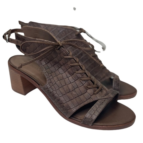 Bernardo Women’s Made in Brazil Brown Heeled Sandals - Picture 3 of 9